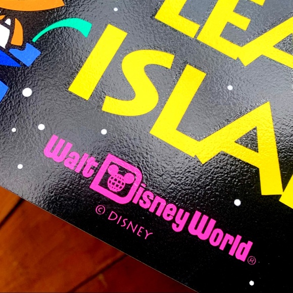 Disney’s Pleasure Island License Plate Decal (original) - Picture 5 of 15